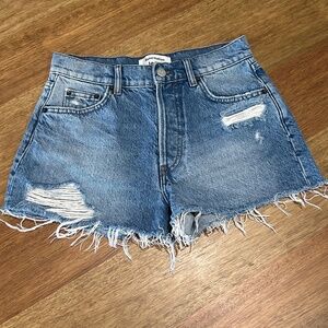 Reformation Jeans Dixie High Rise Shorts Size 24